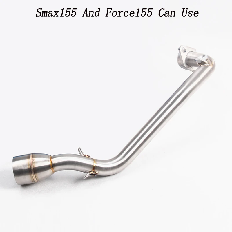 Smax155 и Force155 полная система выхлопной мотоцикл Модифицированная средняя звеньевая труба мотоцикл Слипоны для Smax 155 и Force 155