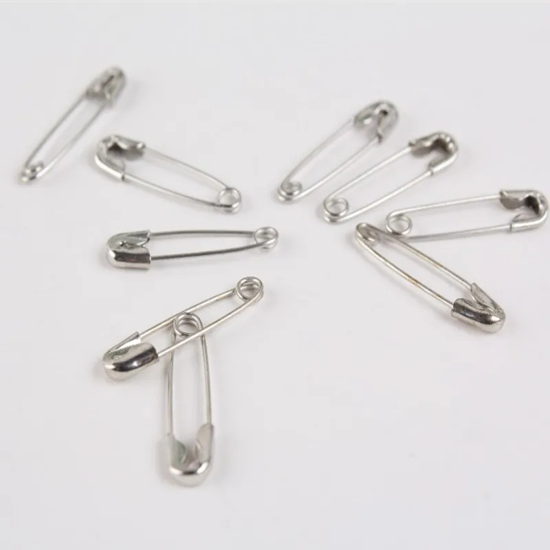 2000 шт. маленькие серебряные безопасные булавки для одежды размер 4/5 дюйма (18