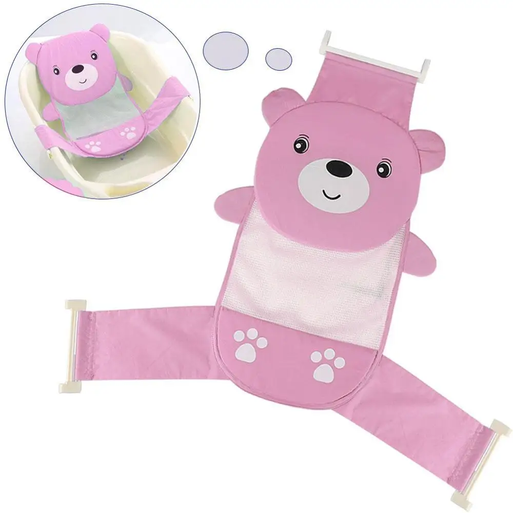 Baby Bath Seat Pink Мягкая подушка для ванны для новорожденного ребенка, плавающая Подушка с воздушной подушкой, подушка для купания малыша, подушка для душа, пищевая пена - Цвет: Baby Bath Seat Pink