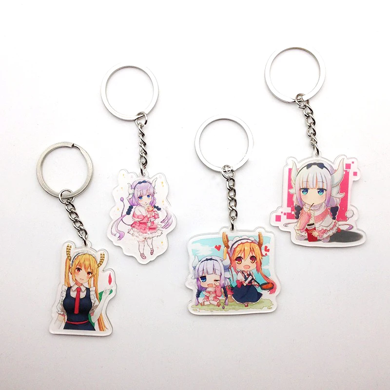 9 шт./компл. Miss Kobayashi's Dragon Maid Tohru Kanna Kamui полный комплект брелок Подвесные Брелки miss