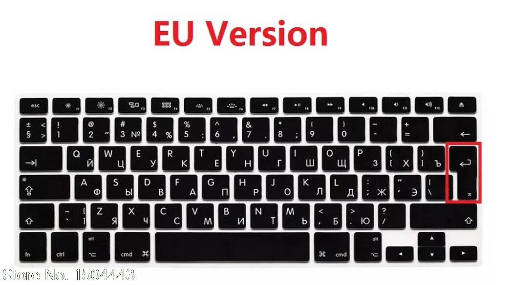 Чехол для клавиатуры Macbook Air Pro Retina 13 15 Rainbow защита компьютерной европейская версия
