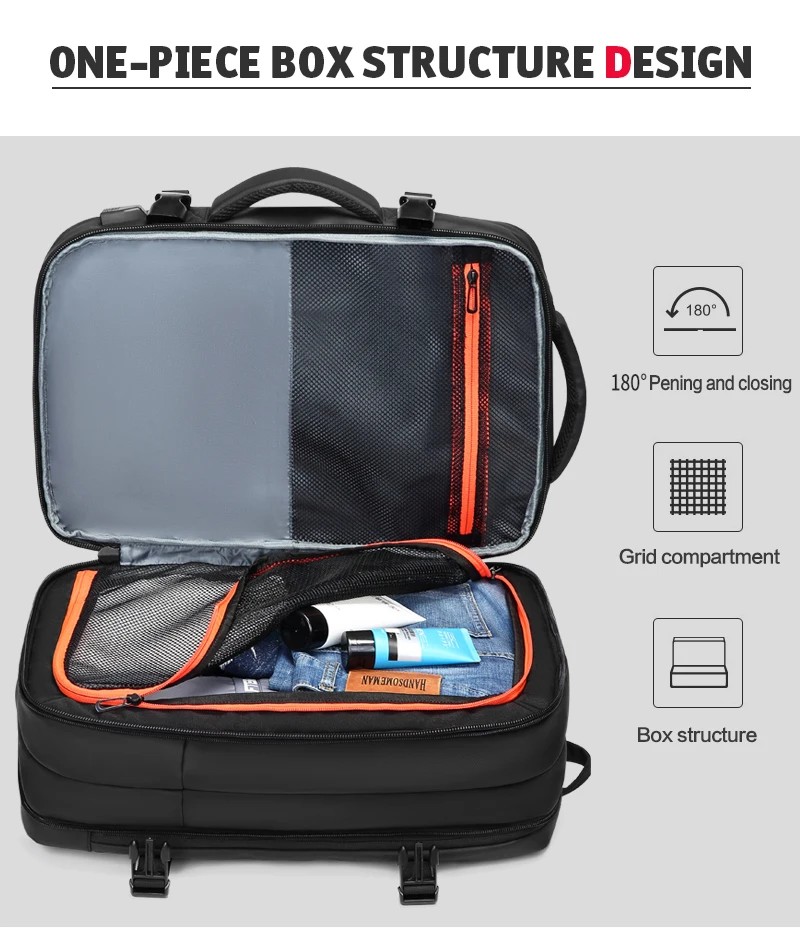 EURCOOL путешествия рюкзак большой Ёмкость мужской Mochila Расширяемый Рюкзак с зарядка через usb ноутбук рюкзак Водонепроницаемый n1962