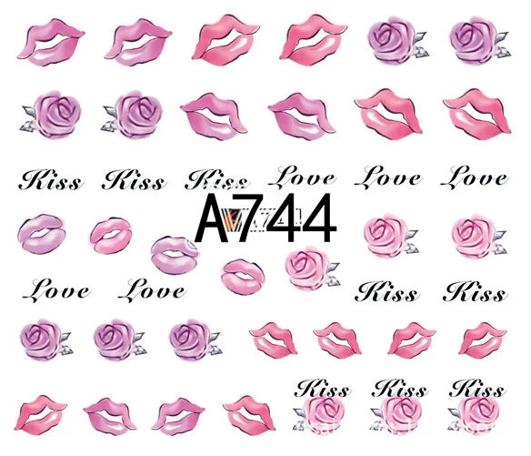 50 Sheets Nail Art Water Transfer Stickers Mixed Designs Beauty Flower Watermark On Nails Tips Decals Wraps Nail Art Tools