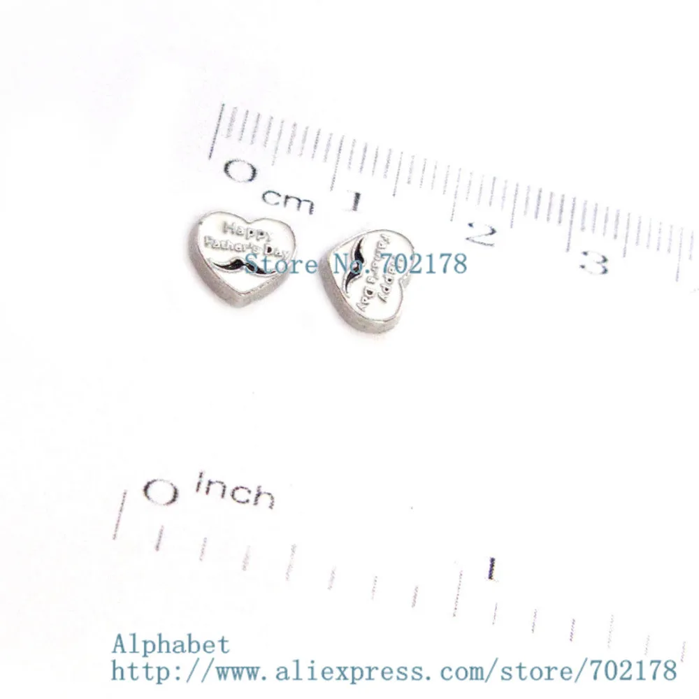 Новый дизайн Счастливого Дня отца DIY плавающий медальон стеклянный Шарм FC1310