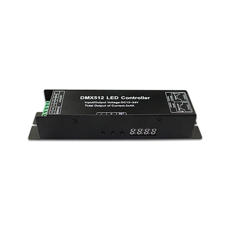 YLSTAR DC12-24V RGB RGBW 3 канала 4 12A 16A 144 Вт 288 192 384 цифровая трубка DMX512 Декодер контроллер