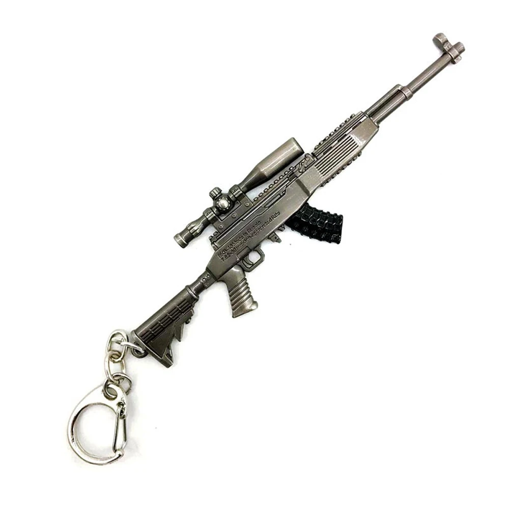 Игрушки 12 см оружие пистолет брелки шрам Playerunknown's Battlegrounds ролевой косплей