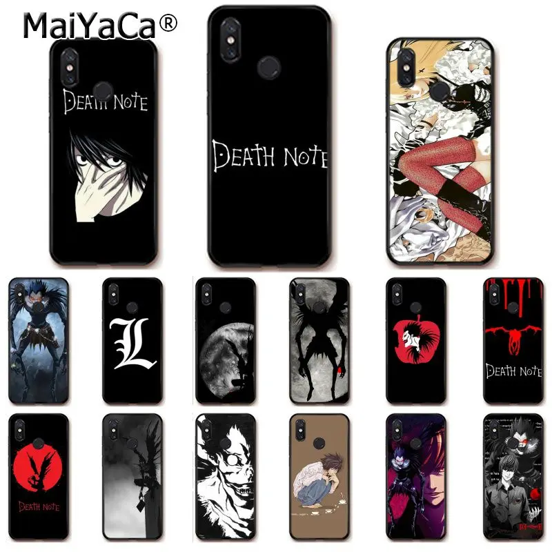 

MaiYaCa Death Note Ryuk kira Coque Shell Phone Case for Xiaomi Redmi8 4X 6A S2 7A 5A Redmi 5 5Plus Note5 7 Note8pro