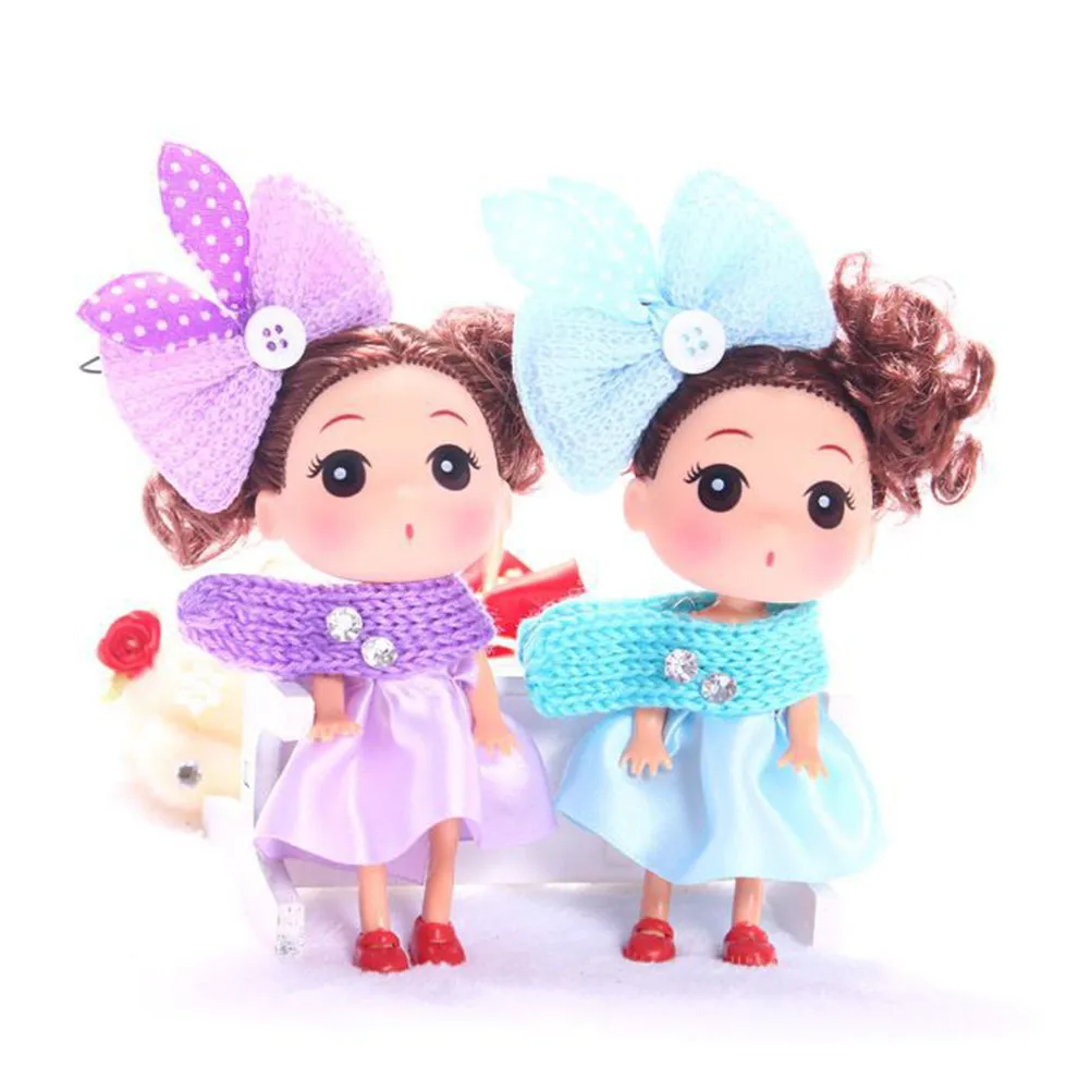 12 см милые коричневые волосы путающиеся куклы свадебные ролевые игрушки торт