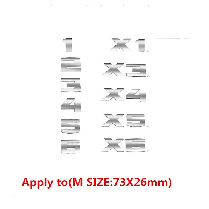 Авто Стайлинг автомобиля Стикеры M Спорт автомобильный стикер для BMW X1 2 3 4 5 6 серии