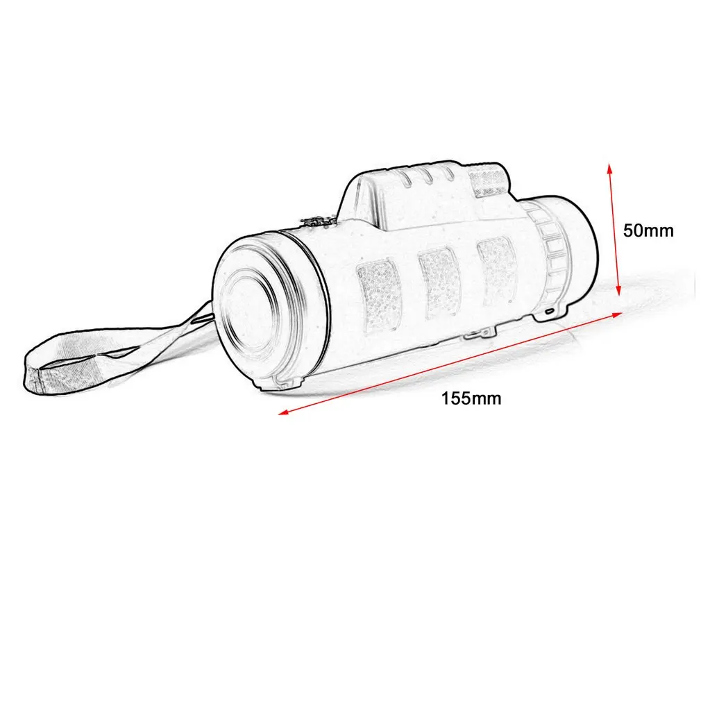 

40X60 Monocular Telescope Wide Angle HD Night Vision Prism Scope With Compass Phone Clip Tripod Outdoor Portable Telescope