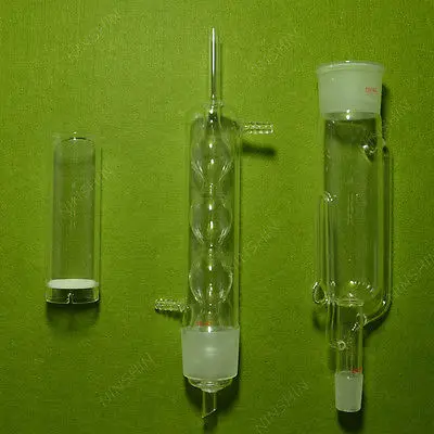 Soxhlet Extractor( 24/29 50/42 Joint)with Glass Thimble(45mmX140mm) | Flask