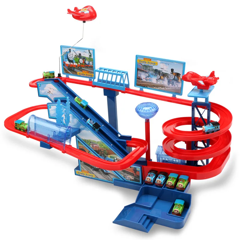 Литой автомобиль Thomas and Friends маленький поезд Трековый звуковая электрическая