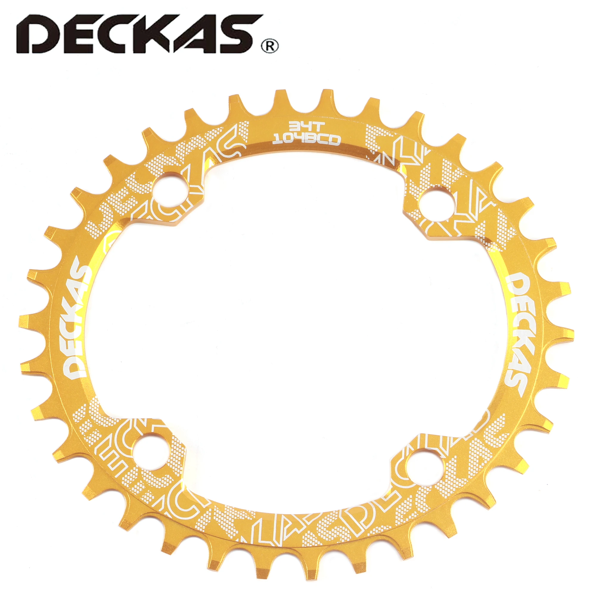 DECKAS положительная и отрицательная зубная пластина одинарная горный велосипед