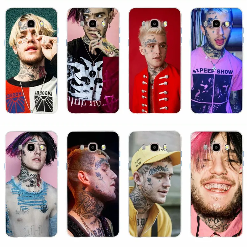 XxxTentacion Lil Peep Bo Picture чехол TPU мягкий для Samsung Galaxy S6 S6edge S6Plus A7 S7edge S8 S9 A5 J5 2016|Бамперы| |