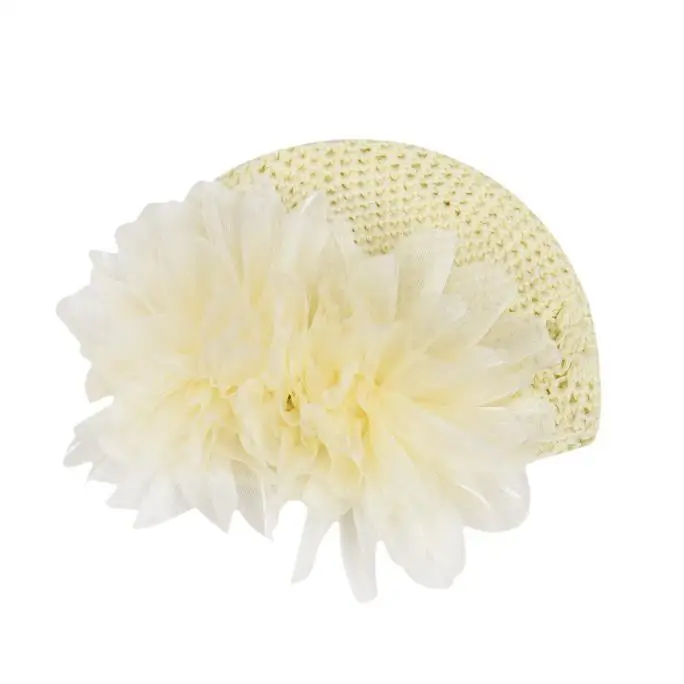 ARLONEET Hat Hot Lovely Flower Baby Child Headbands Woolen Yarn Lace Up Girls Kids Infant Band Headband Headwear | Детская одежда и