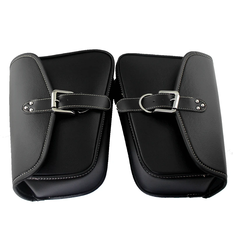 Мотоциклетная Сумка седло 1 пара левая и правая для Harley Sportster XL883 XL1200|leather saddle bag|saddle