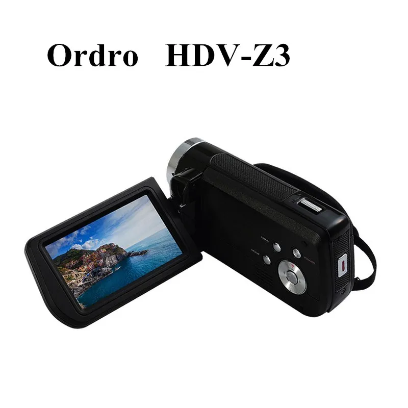 Ordro HDV Z3 профессиональная цифровая камера 3 0 дюймов экран 16X цифровой зум