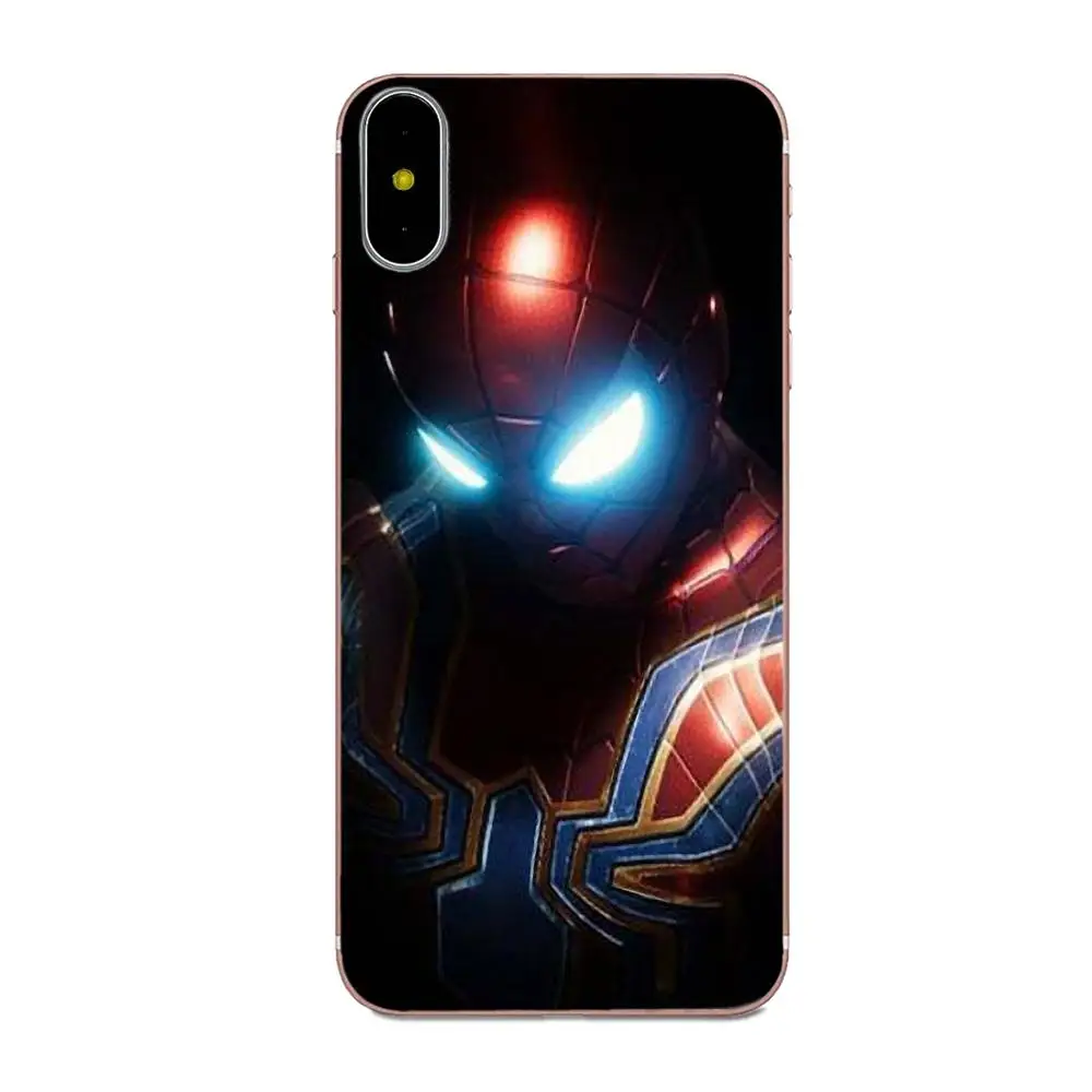 Чехол из ТПУ с изображением Человека-паука Железного человека для Huawei Honor Mate 7 7A 8 9