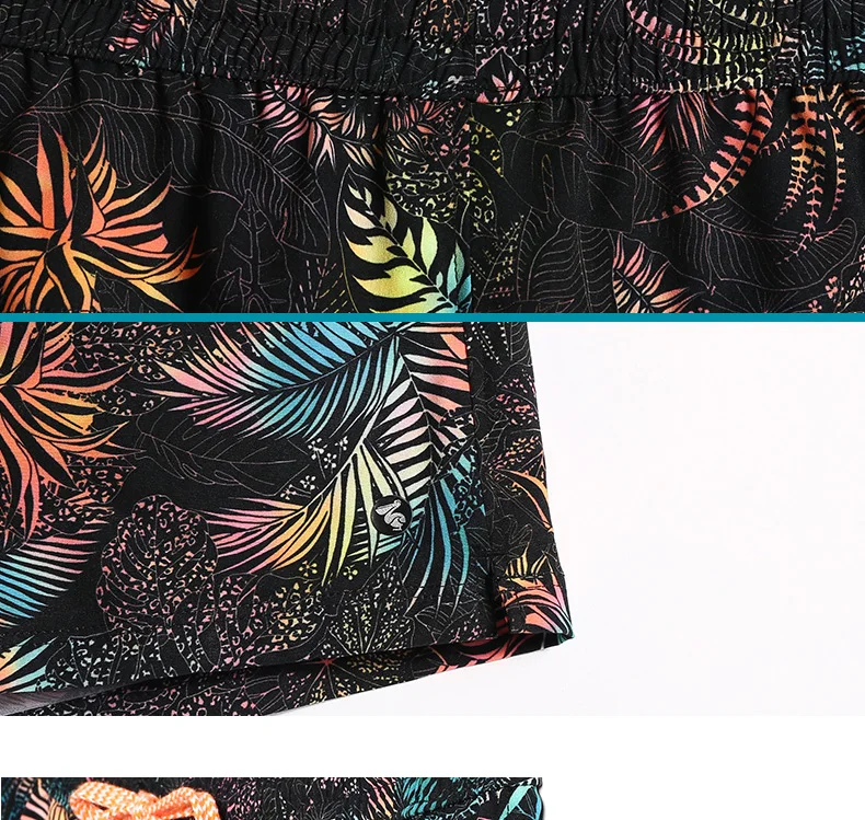 New Female Bathing suit Board shorts hawaiian bermudas quick dry surfing swimsuit breathable beach shorts swimwear mesh