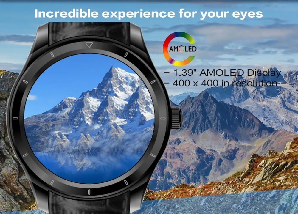 Q3 1,39 дюймов Amoled экран Смарт-часы Android 3g gps wifi Bluetooth монитор сердечного ритма умные часы мужские с кожаным ремешком