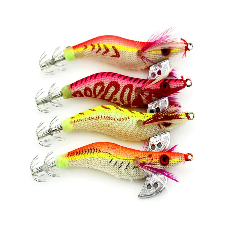 Высокое качество 4 шт соленой воды рыболовные приманки для моря светящаяся