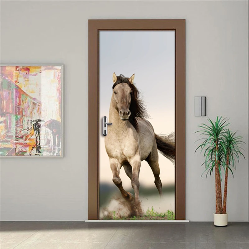 Настенные обои Pentium Horse для гостиной спальни двери самоклеящиеся