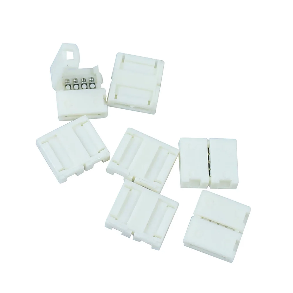 5 шт. 10 мм 4 контактный разъем для светодиодной ленты 5050 RGB|pcb wire connector|connector for