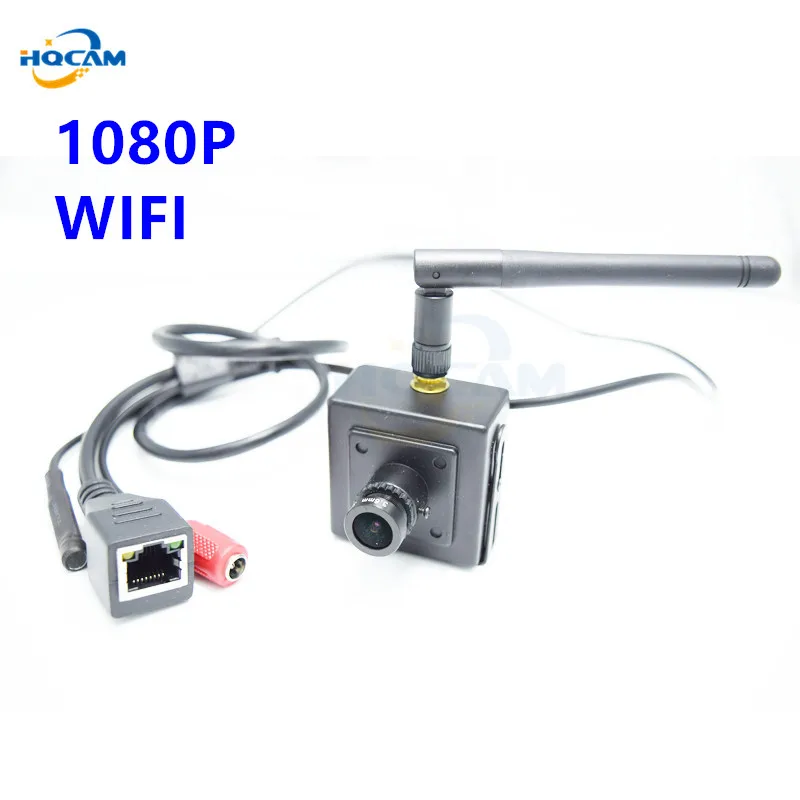 HQCAM 1080P аудио Onvif 2 0 Мини Wifi ip камера Беспроводная P2P Plug Play размер 40x40 мм wifi пикап