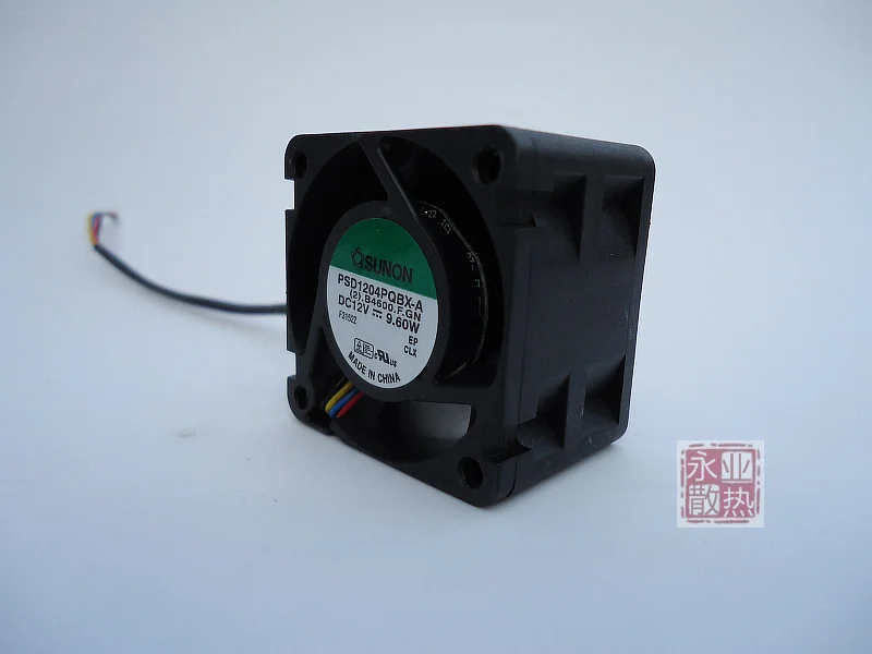 Для серверных вентиляторов Sunon PSD1204PQBX A 4028 40 мм 12 В 9 60 Вт R210 0T705N 0N229R|server fan|40mm 12v12v 40mm