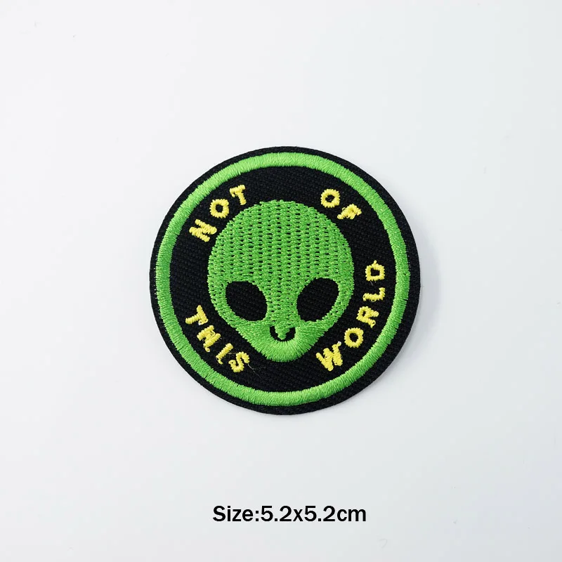 19 Circular Ring Iron On Patches Badges for Sew Seam Tailoring Clothes Suits of Coat Jacket Trousers T-shirt Pants Ornament Apparel - Цвет: 19