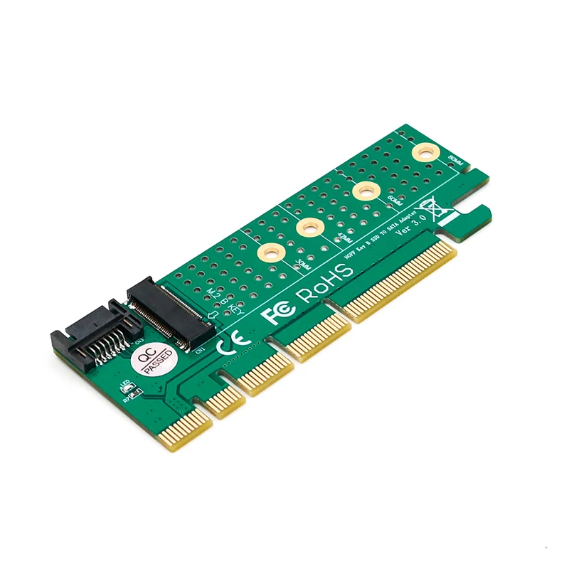 M.2 NGFF SSD для PCI Express 3 0 Raiser PCIE адаптер B Ключ интерфейс карты Suppor 2230 2242 2260 Размер m.2