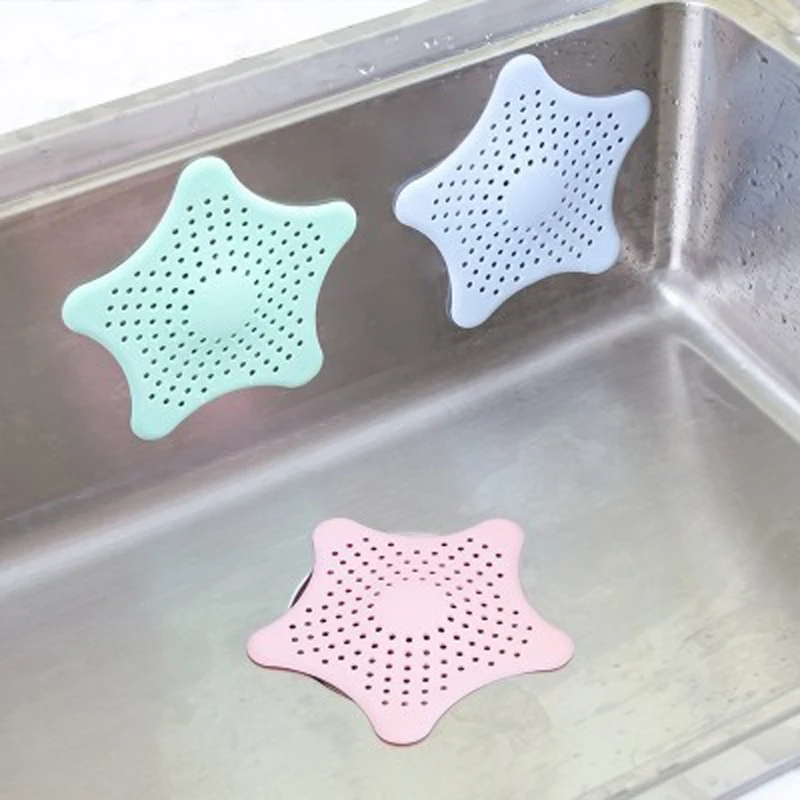 1Pc Silicone Kitchen Sink Filter Sewer Drain Hair Colanders Strainers Bathroom Home Cleaning Tool | Дом и сад
