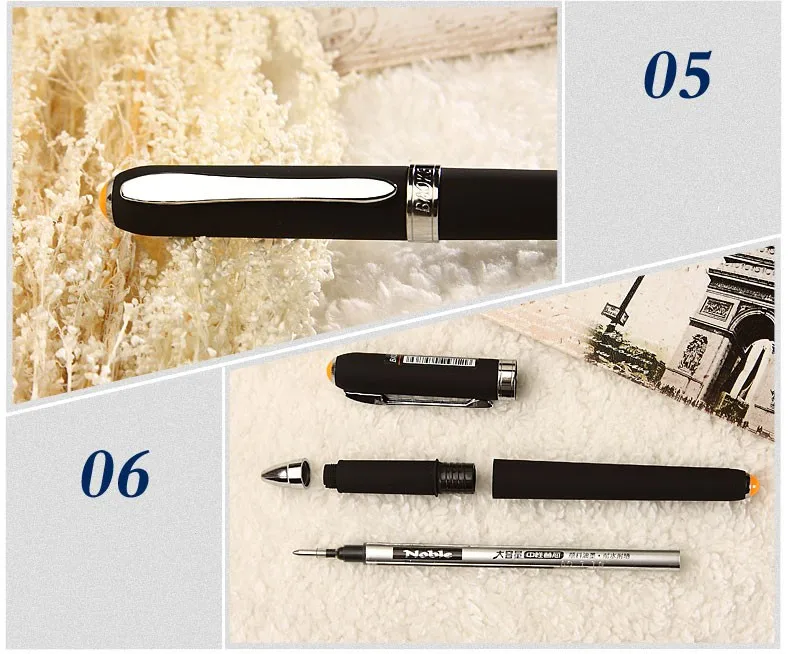 Baoke PC2098, высокой емкости матовые ручки, бизнес-pen, гелевая ручка, чернила 0.5 мм(добро пожаловать в наш магазин