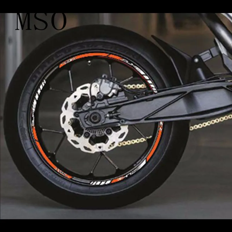 Отражатель мотоцикла Moto стикеры Велоспорт обод колеса Светоотражающие s