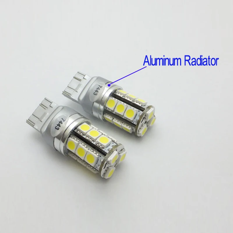 Amywnter T20 W21/5w 12v W16w 7443 Led Dual светильник функция Wy21w желтый белый авто лампы стоп