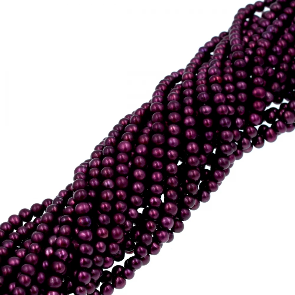 Натуральные бусины 5 6 мм из пресноводного жемчуга|freshwater pearl beads|pearl beadsbead strands |