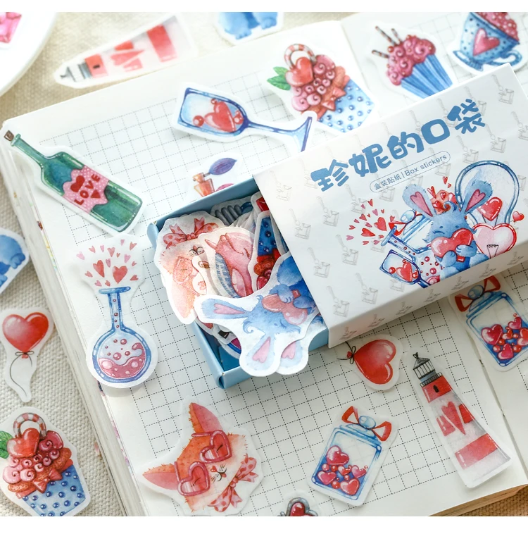 

40pcs/pack Forest Wonderland Paper Sticker Decoration Diy Ablum Diary Scrapbooking Label Sticker Kawaii Stationery