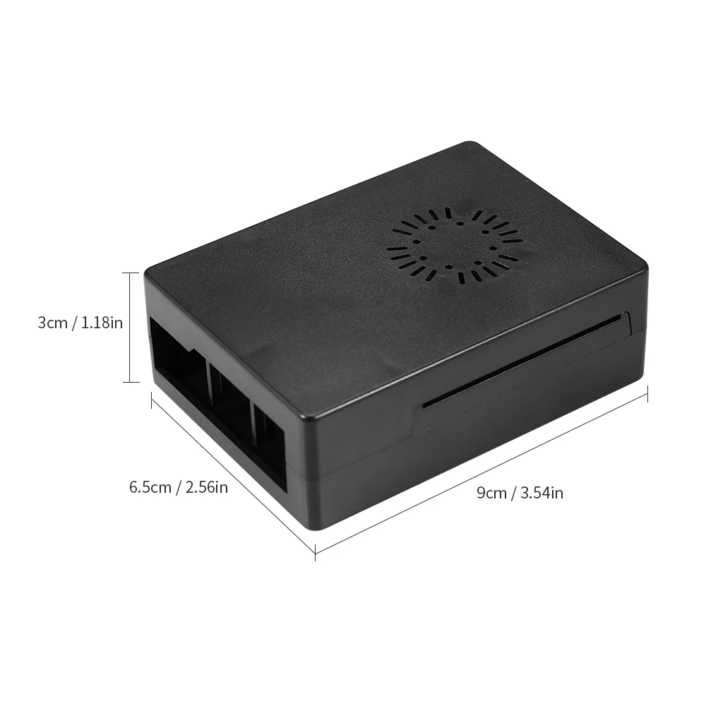 Защитный корпус из АБС пластика черный/белый/прозрачный для Raspberry Pi B + / 2