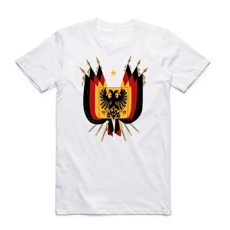 Men Women Print Deutschland German Crest Germany Eagle Fashion T Shirt Short Sleeves O Neck Summer Casual Tshirt | Мужская одежда