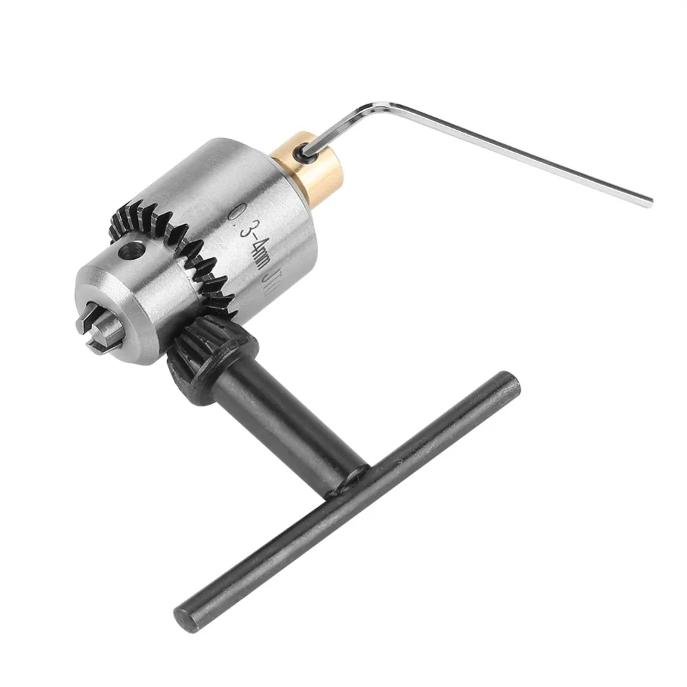 Micro 0.3-4mm JTO Taper Mounted Drill Chuck and Wrench with Key for Lathe Electric | Инструменты