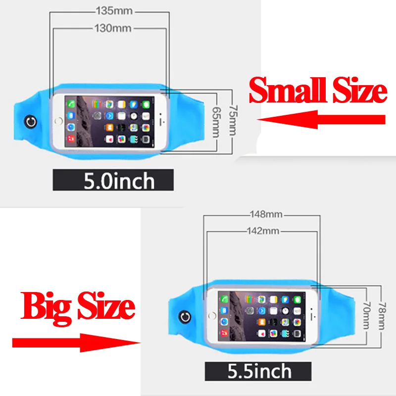 Спортивный Чехол для iPhone 6 7 Plus Xiaomi Redmi 4 Pro 4X 4A Note Mi5 Mi6 samsung универсальная поясная