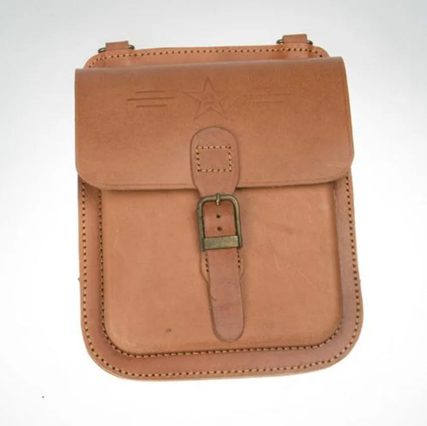 Коммунистическая кожаная сумка с картой офиса Первой мировой войны в офисе поле