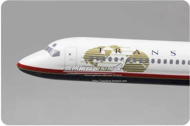 19 см пластиковая модель самолета AIR American Airways B717-200 модель самолета TWA Airlines с подставкой в подарок