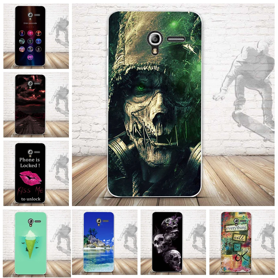 Чехол для 4 5 дюймов Alcatel Pixi 3 силиконовый чехол мягкий ALCATEL One Touch pixi3 5017 5019 5019D fundas|case