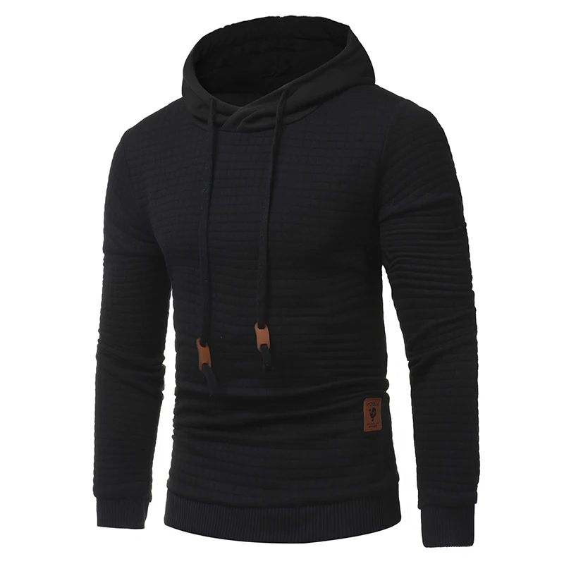 Hoodies Men Long Sleeve Solid Color Hooded Sweatshirt Male Hoodie Brand Casual Sportswear plus Size S-4XL Sweatshirts Hoody | Мужская