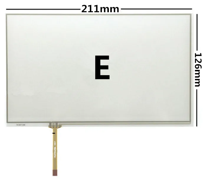 9-дюймовый HSD090IDW1-A00 ЖК-экран Автомобильный дисплей и 211*126 мм 4-проводной