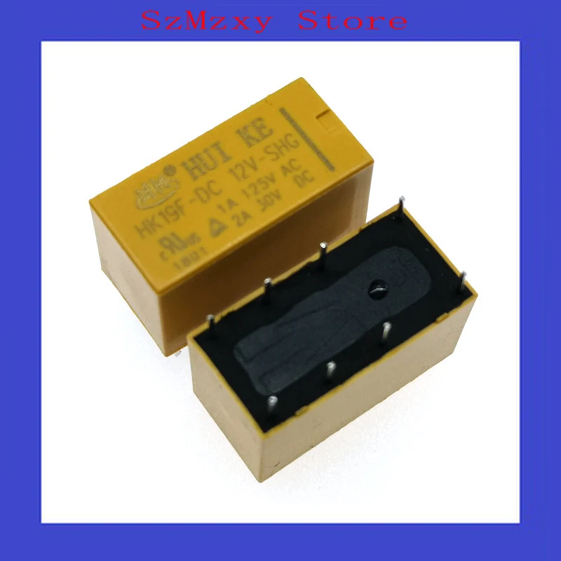 10 шт. реле DIP8 2A HK19F 3V 5V 12V 24V DC12V SHG DC DIP8|10pcs relay|12v relayrelay 12v |
