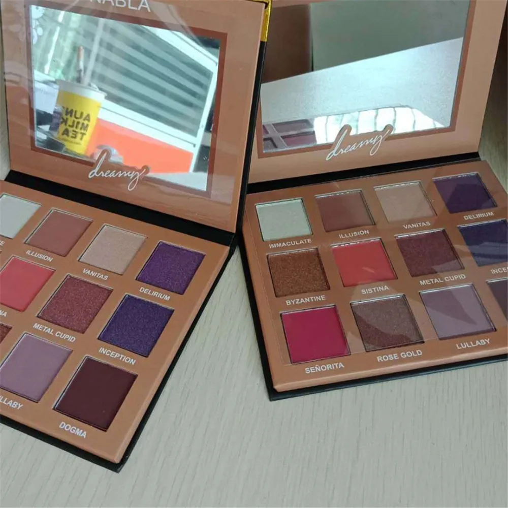 GIVENONE Cosmetics Dreamy Eyeshadow 12 цветов блестящая матовая Палетка натуральные стойкие тени