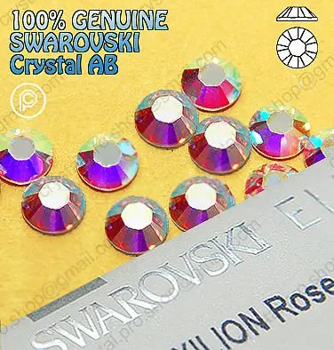 

8ss Swarovski Elements Clear AB(001AB) 288 pcs исправленное железо On Crystal