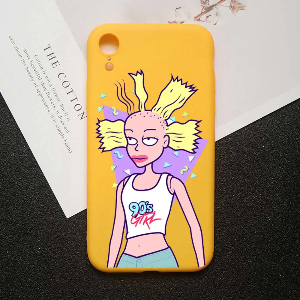 Милый чехол для телефона с героями мультфильмов rugrats reptar для iPhone XR 11 pro MAX чехол XS MAX 5 5S 6 6 S 7 8 Plus Мягкий Силиконовый ТПУ - Цвет: TPU A1617-Y